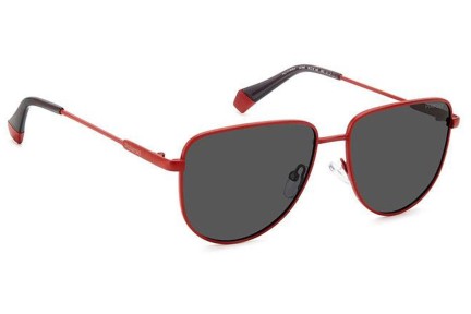 Слънчеви очила Polaroid PLD6196/S/X 0Z3/M9 Polarized Овални Червена