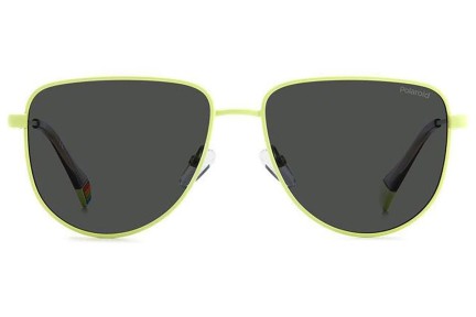 Слънчеви очила Polaroid PLD6196/S/X 4AN/M9 Polarized Овални Зелена