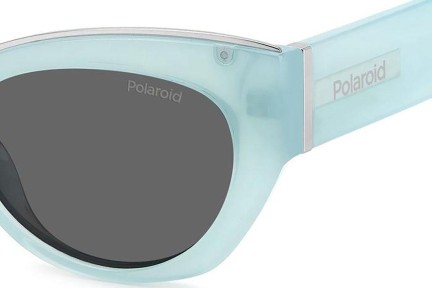 Слънчеви очила Polaroid PLD6199/S/X MVU/M9 Polarized Око на котка Синя