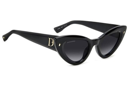 Слънчеви очила Dsquared2 D20092/S 807/9O Око на котка Черна