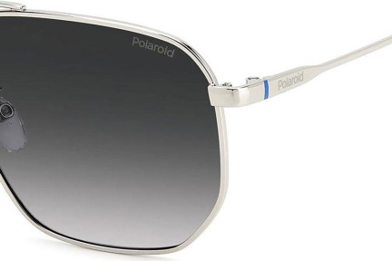 Слънчеви очила Polaroid PLD4141/G/S/X 010/WJ Polarized Квадратни Сребърна