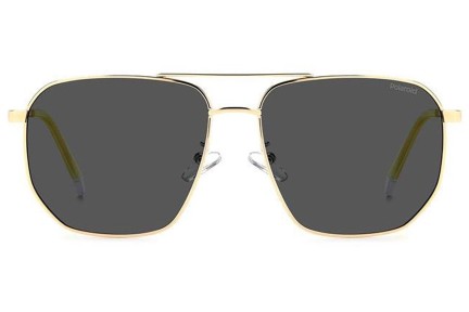 Слънчеви очила Polaroid PLD4141/G/S/X 2F7/M9 Polarized Квадратни Златна