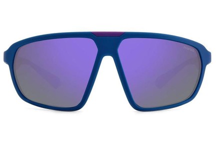 Слънчеви очила Polaroid PLD2142/S 802/MF Polarized С голям размер Синя