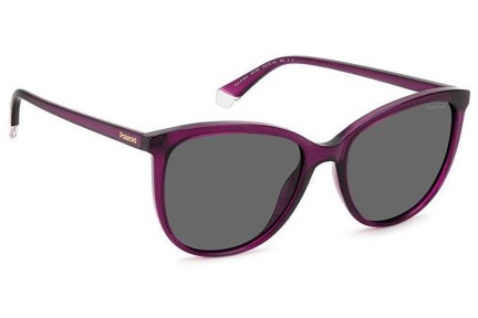 Слънчеви очила Polaroid PLD4138/S B3V/M9 Polarized Заоблени Виолетова