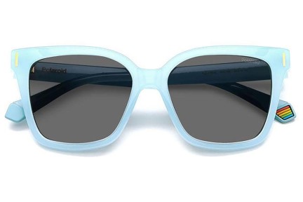 Слънчеви очила Polaroid PLD6192/S MVU/M9 Polarized Око на котка Синя