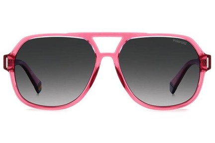 Слънчеви очила Polaroid PLD6193/S MU1/WJ Polarized Пилотни Розова