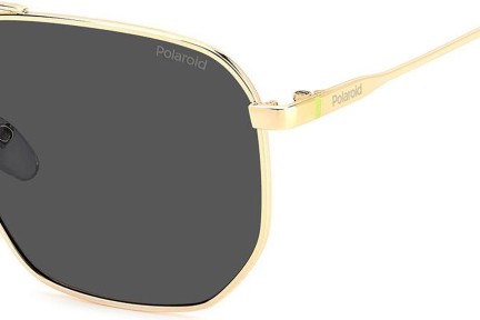 Слънчеви очила Polaroid PLD4141/G/S/X 2F7/M9 Polarized Квадратни Златна