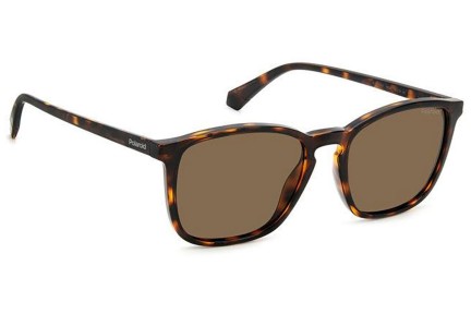 Слънчеви очила Polaroid PLD4139/S 086/SP Polarized Квадратни Хавана