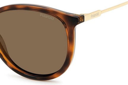 Слънчеви очила Polaroid PLD4143/S/X 086/SP Polarized Заоблени Хавана