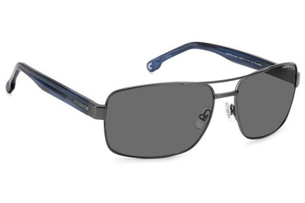 Слънчеви очила Carrera CARRERA8063/S R80/M9 Polarized Правоъгълни Сребърна