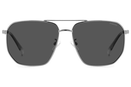 Слънчеви очила Polaroid PLD4141/G/S/X KJ1/M9 Polarized Квадратни Сребърна