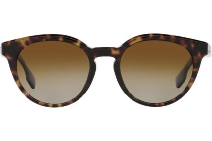 Слънчеви очила Burberry Amelia BE4326 3002T5 Polarized Заоблени Хавана