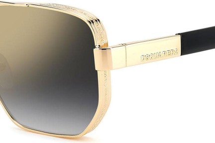 Слънчеви очила Dsquared2 D20083/S RHL/FQ Пилотни Златна