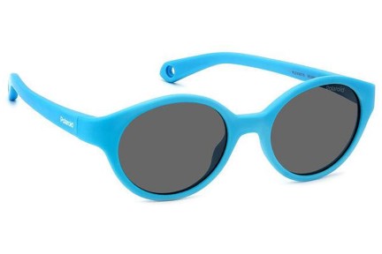 Слънчеви очила Polaroid Junior PLDK007/S MVU/M9 Polarized Овални Синя