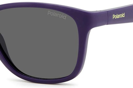 Слънчеви очила Polaroid Junior PLD8052/S 80Z/M9 Polarized Квадратни Виолетова