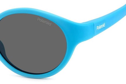 Слънчеви очила Polaroid Junior PLDK007/S MVU/M9 Polarized Овални Синя