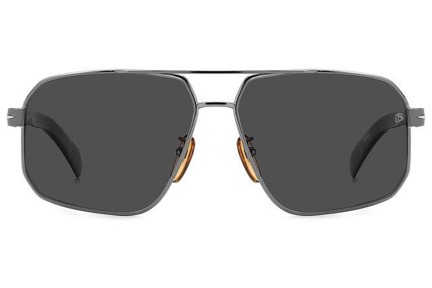 Слънчеви очила David Beckham DB7102/S 85K/M9 Polarized Пилотни Сребърна