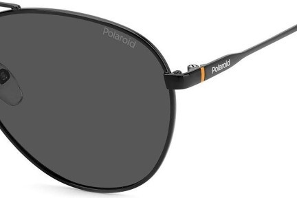 Слънчеви очила Polaroid PLD4142/G/S/X 807/M9 Polarized Пилотни Черна