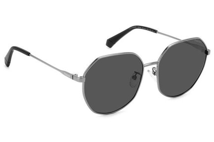 Слънчеви очила Polaroid PLD4140/G/S/X KB7/M9 Polarized Квадратни Сребърна