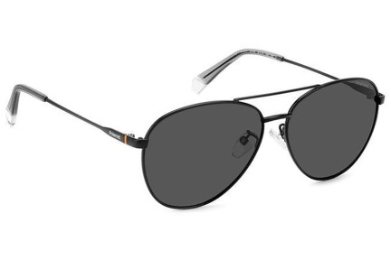 Слънчеви очила Polaroid PLD4142/G/S/X 807/M9 Polarized Пилотни Черна