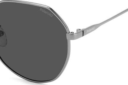 Слънчеви очила Polaroid PLD4140/G/S/X KB7/M9 Polarized Квадратни Сребърна