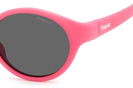 Слънчеви очила Polaroid Junior PLDK007/S MU1/M9 Polarized Овални Розова