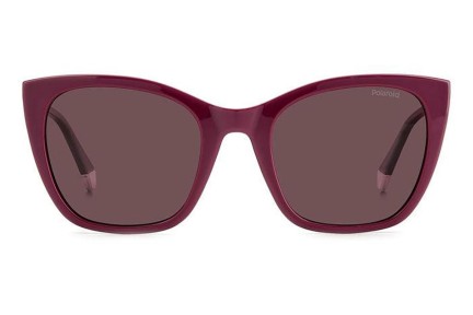 Слънчеви очила Polaroid PLD4144/S/X B3V/KL Polarized Око на котка Червена