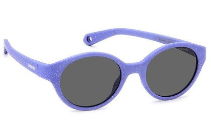 Слънчеви очила Polaroid Junior PLDK007/S MW2/M9 Polarized Овални Виолетова