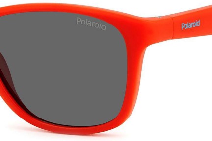 Слънчеви очила Polaroid Junior PLD8052/S IWK/M9 Polarized Квадратни Червена