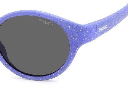 Слънчеви очила Polaroid Junior PLDK007/S MW2/M9 Polarized Овални Виолетова