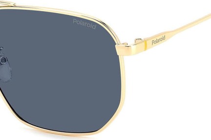 Слънчеви очила Polaroid PLD4141/G/S/X LKS/C3 Polarized Квадратни Златна