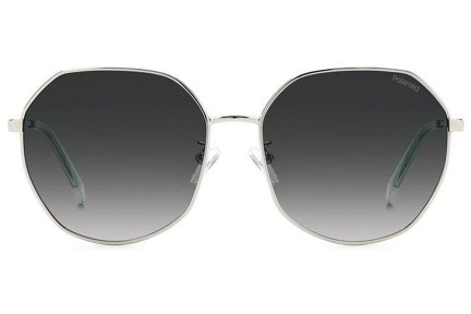 Слънчеви очила Polaroid PLD4140/G/S/X 010/WJ Polarized Квадратни Сребърна