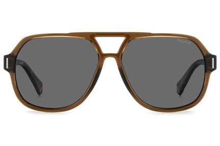 Слънчеви очила Polaroid PLD6193/S 09Q/M9 Polarized Пилотни Кафява