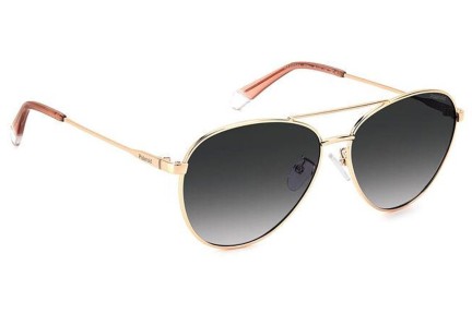 Слънчеви очила Polaroid PLD4142/G/S/X DDB/WJ Polarized Пилотни Златна