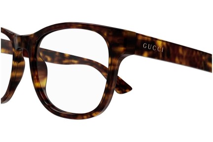 Очила Gucci GG1344O 006 Правоъгълни Хавана