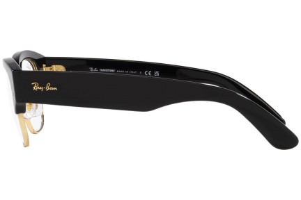 Слънчеви очила Ray-Ban Mega Clubmaster RB0316S 901/GG По веждите Черна