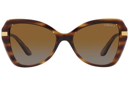 Слънчеви очила Vogue Eyewear VO5479S 1508T5 Polarized Око на котка Хавана