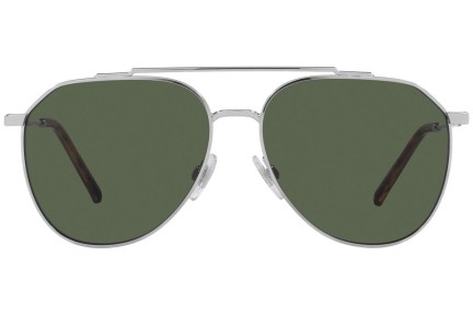 Слънчеви очила Dolce & Gabbana DG2296 05/9A Polarized Пилотни Сребърна