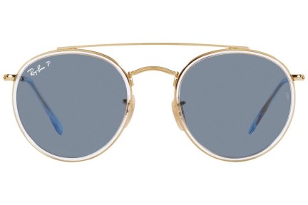 Слънчеви очила Ray-Ban Round Double Bridge RB3647N 001/02 Заоблени Златна