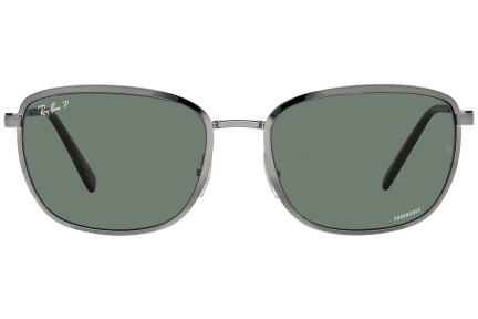 Слънчеви очила Ray-Ban RB3705 004/O9 Правоъгълни Сребърна