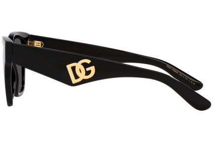 Слънчеви очила Dolce & Gabbana DG4437 501/87 Око на котка Черна