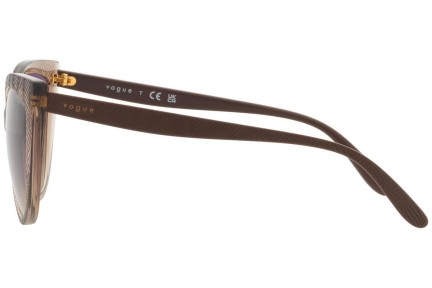 Слънчеви очила Vogue Eyewear VO5484S 294070 Око на котка Кафява