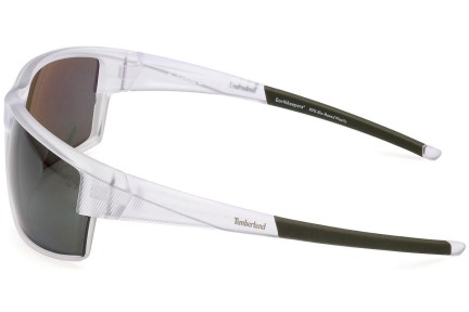 Слънчеви очила Timberland TB9308 26R Polarized Правоъгълни Бяла