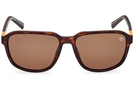 Слънчеви очила Timberland TB9311 52H Polarized Квадратни Хавана