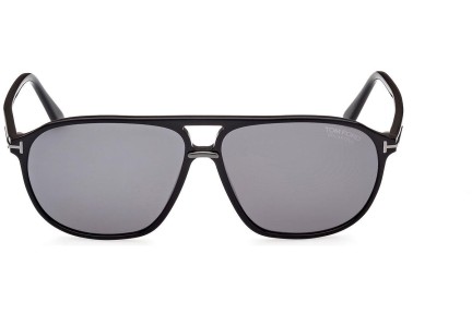 Слънчеви очила Tom Ford FT1026-N 01D Polarized Пилотни Черна