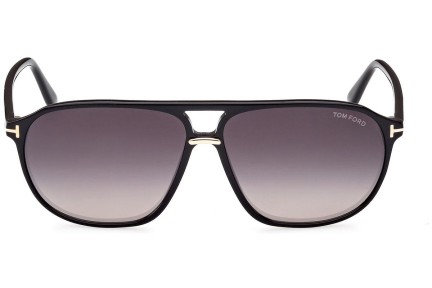 Слънчеви очила Tom Ford FT1026 01B Пилотни Черна