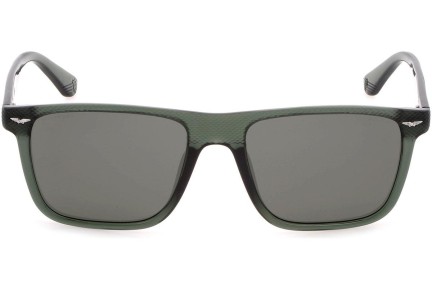 Слънчеви очила Police Gator 2 SPLE02 W05P Polarized Квадратни Зелена