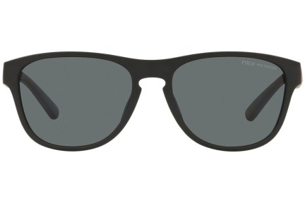 Слънчеви очила Polo Ralph Lauren PH4180U 537581 Polarized Квадратни Черна