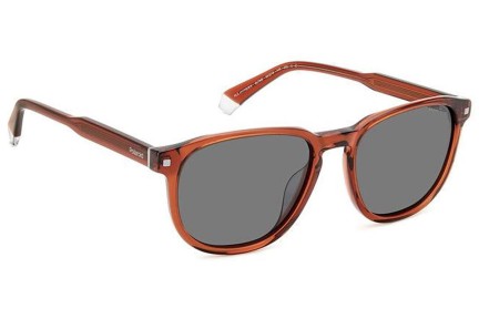 Слънчеви очила Polaroid PLD4117/G/S/X 2LF/M9 Polarized Квадратни Кафява