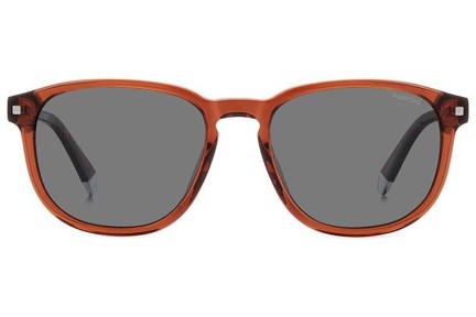 Слънчеви очила Polaroid PLD4117/G/S/X 2LF/M9 Polarized Квадратни Кафява